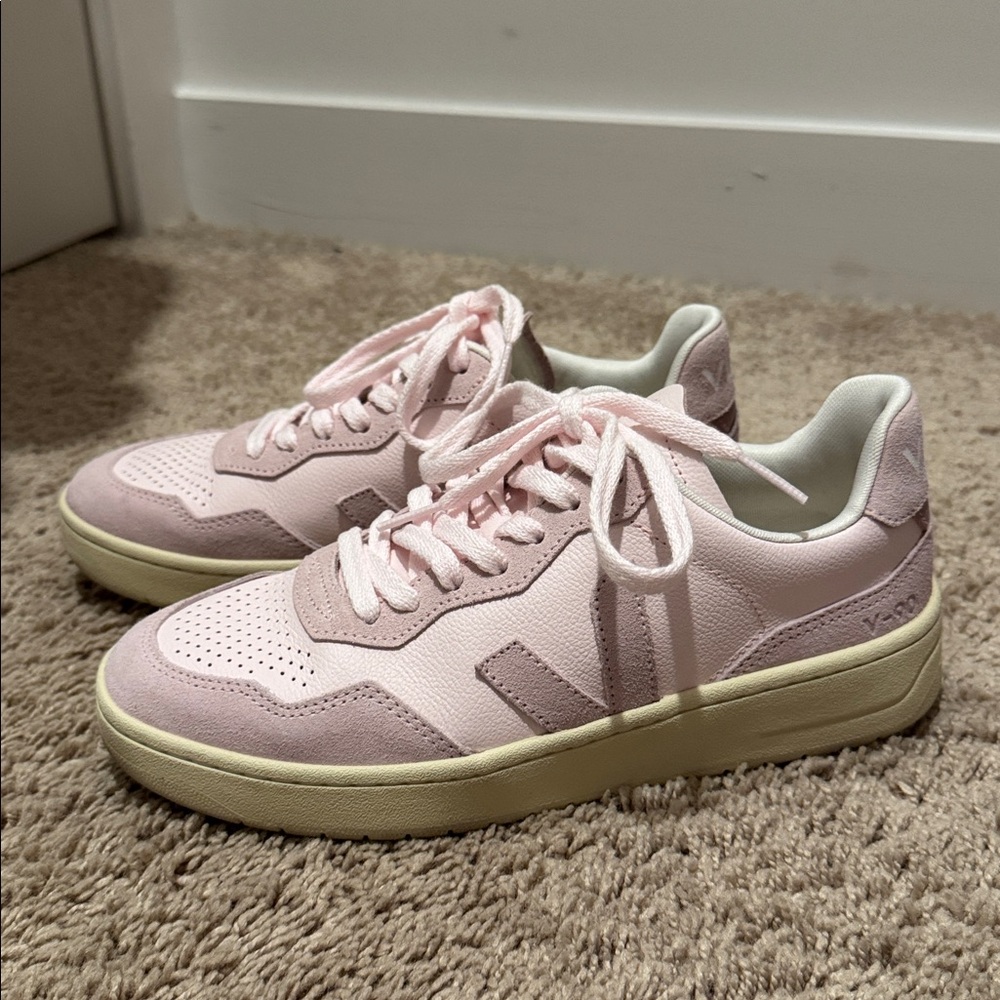 Pink Veja Sneakers